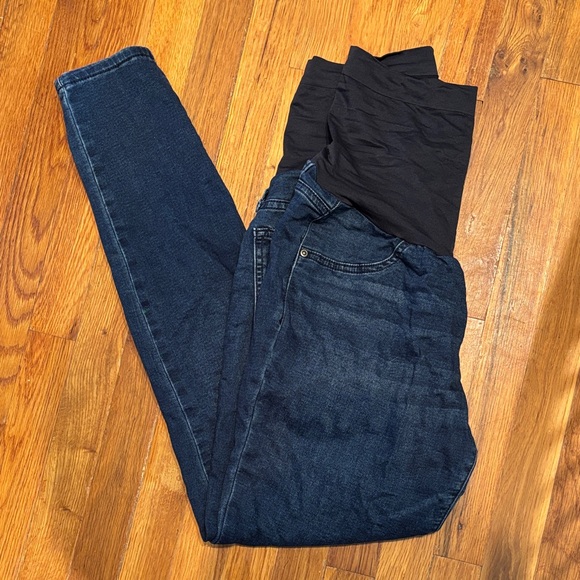 Sonoma Dark Blue maternity jeans with full panel - Picture 1 of 1